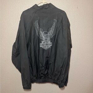 Harley-Davidson Black Windbreaker